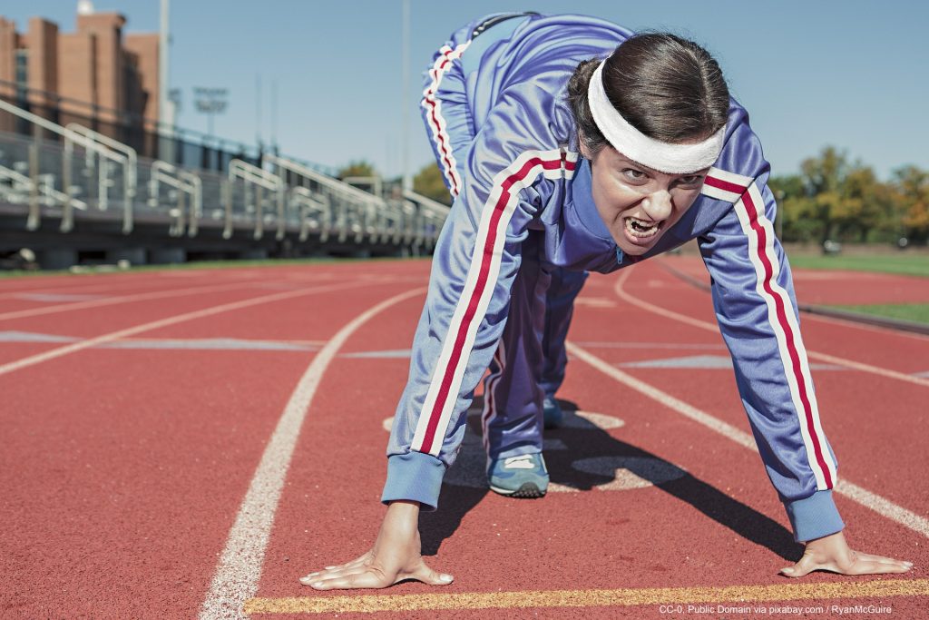 Foto Start zum Sprint